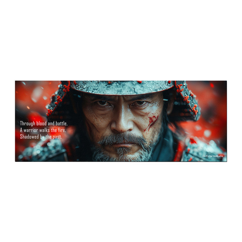 Ghost Of The Shogun Large Desk Pad by Wikus Schalkwyk