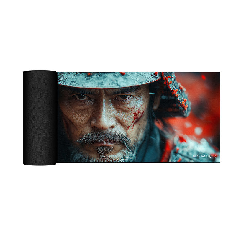 Ghost Of The Shogun Large Desk Pad by Wikus Schalkwyk