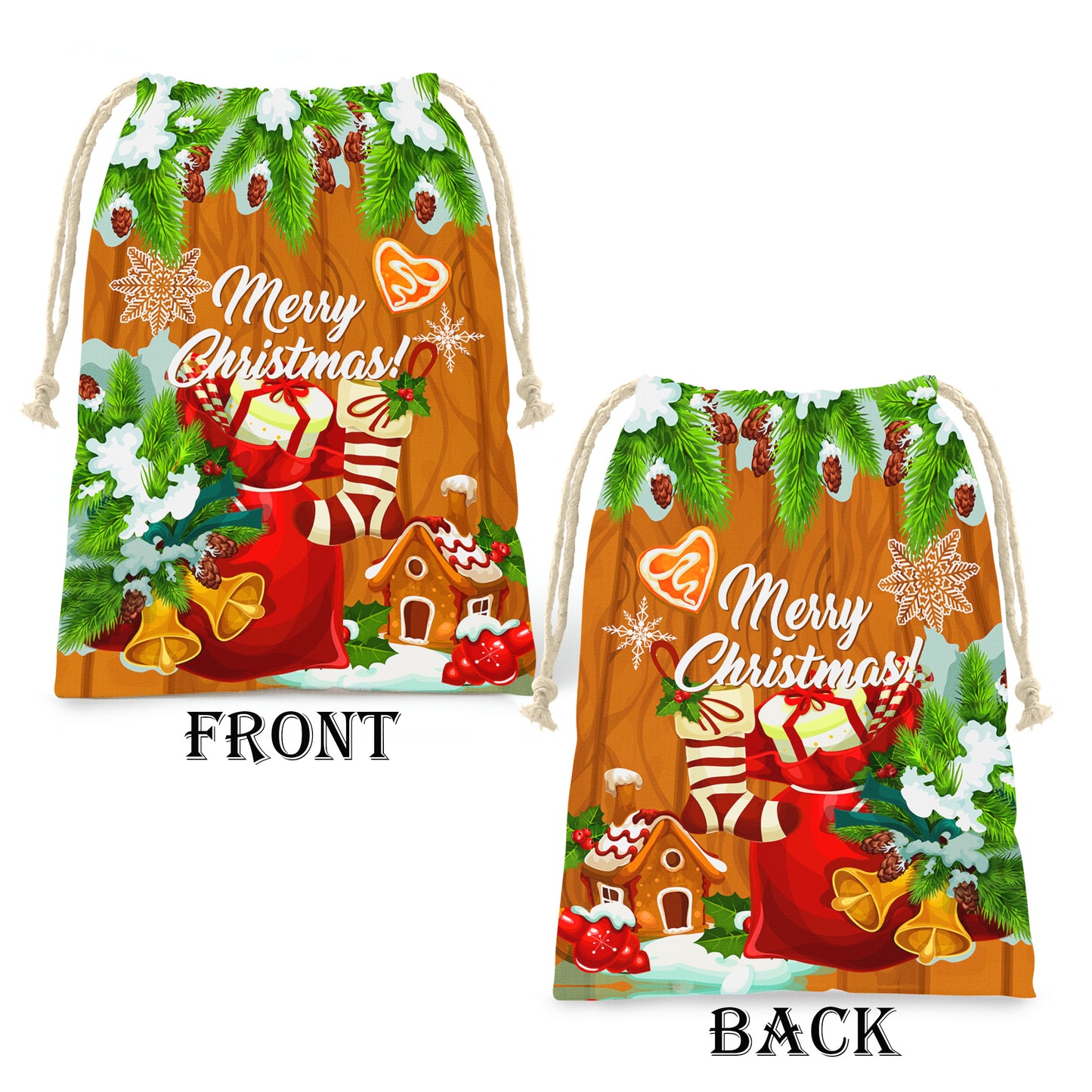 Gingerbread House Gift Bag (Set of 3)
