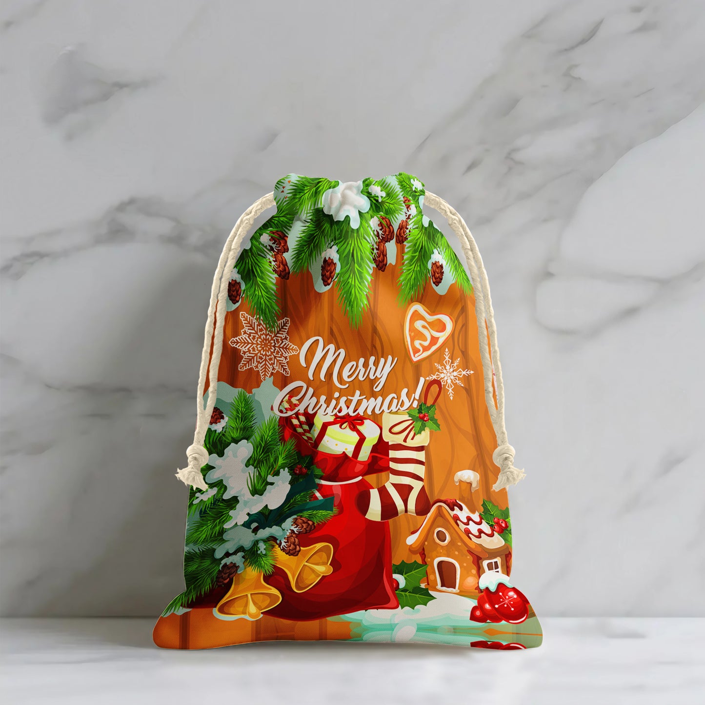 Gingerbread House Gift Sack