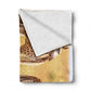Giraffe Family Light Weight Fleece Blanket by Fanie Heymans