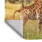 Giraffe Single Light Weight Fleece Blanket by Fanie Heymans