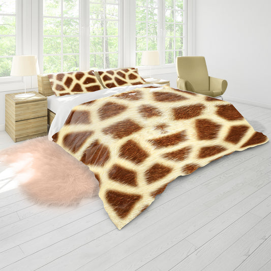Giraffe Fur Duvet Cover Set