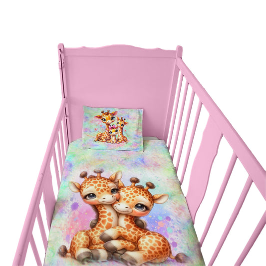 Giraffe Love Cot Set