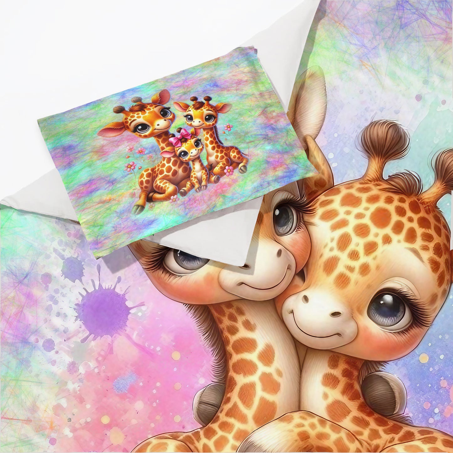 Giraffe Love Cot Set
