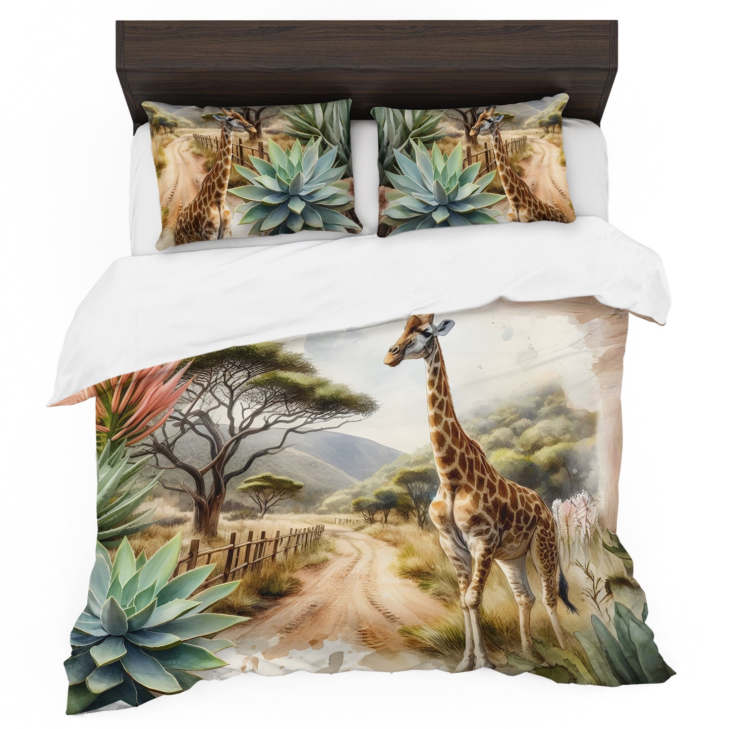 Giraffe Male Duvet Cover Set