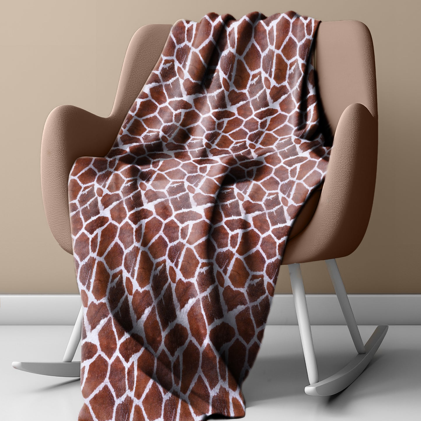 Giraffe Spots Light Weight Fleece Blanket