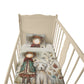Girl Walking Dog Cot Set