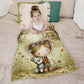Girl in the Forest Toddler Fleece Blanket
