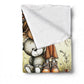 Girl in the Forest Toddler Fleece Blanket