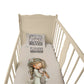 Girl with Fluffy Rabbit Cot Set