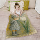 Girty Grey Dress Toddler Fleece Blanket