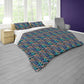 Glam Leopard Fur Duvet Cover Set