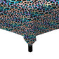 Glam Leopard Fur Square Tablecloth