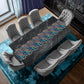 Glam Leopard Fur Table Runner