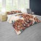 Glam Safari Floral Duvet Cover Set