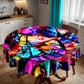 Glass Mosaic Round Tablecloth