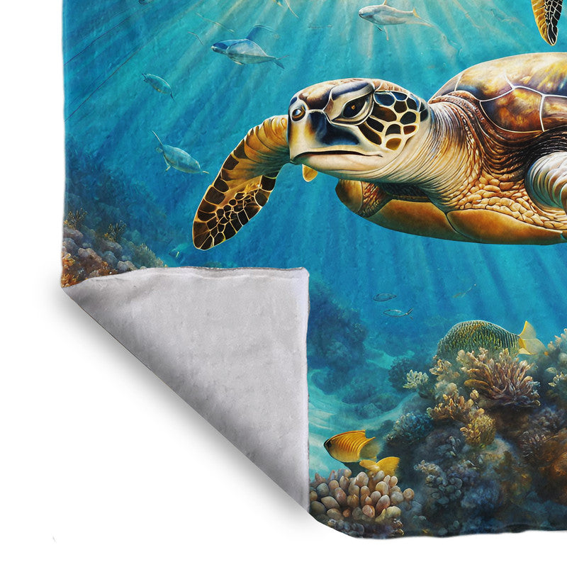 Gliding Serenity Light Weight Fleece Blanket by Nathan Pieterse
