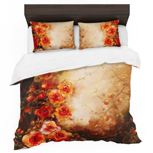 Glorious Orange Duvet Cover Set