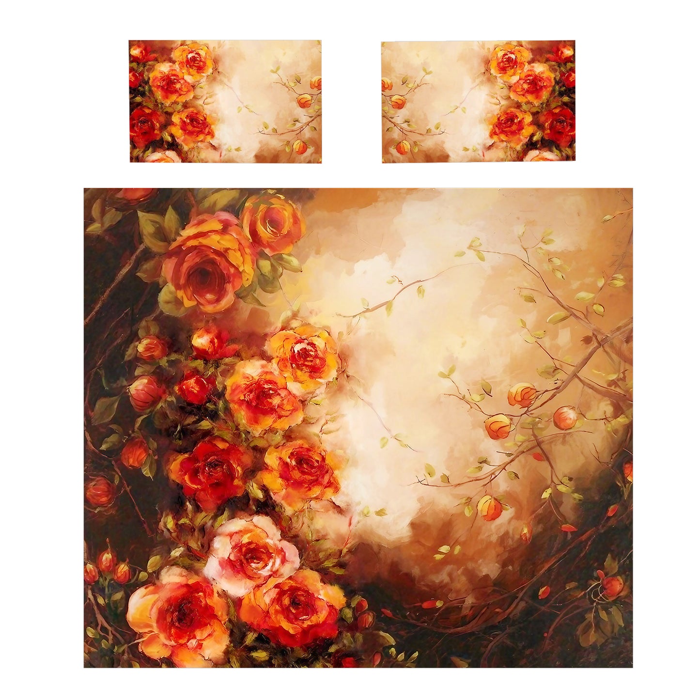 Glorious Orange Duvet Cover Set