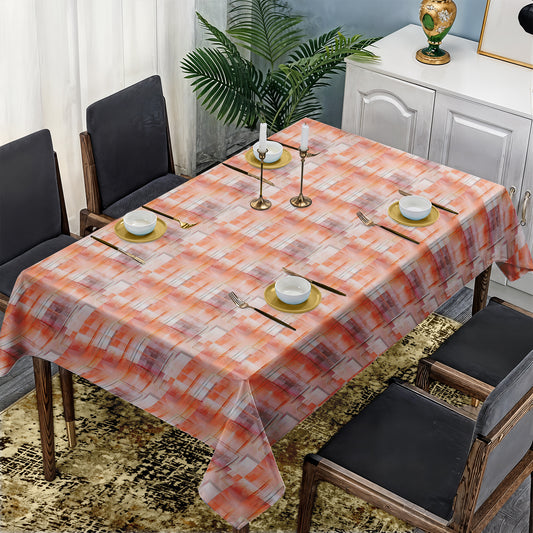 Glorious Orange Rectangle Tablecloth