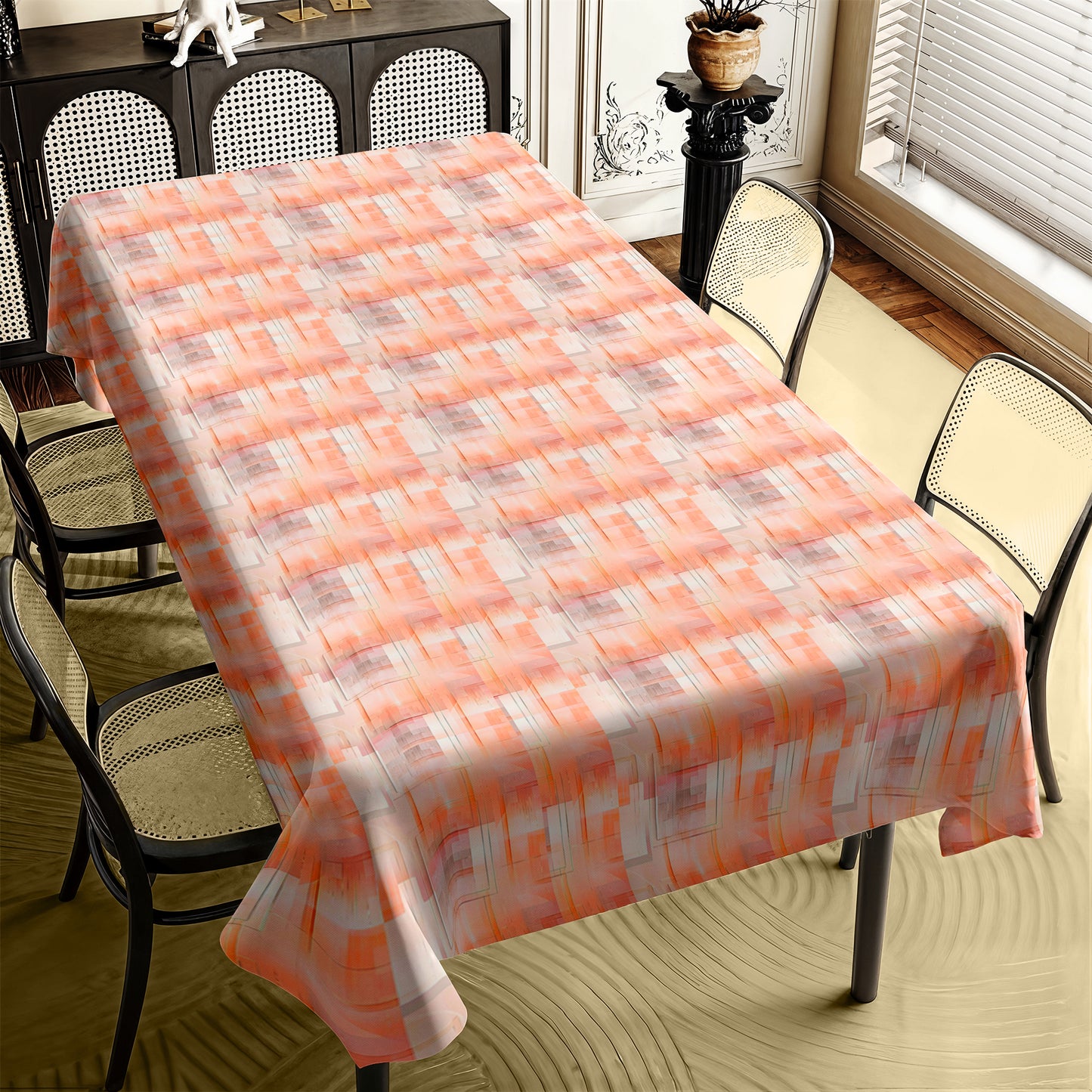 Glorious Orange Rectangle Tablecloth