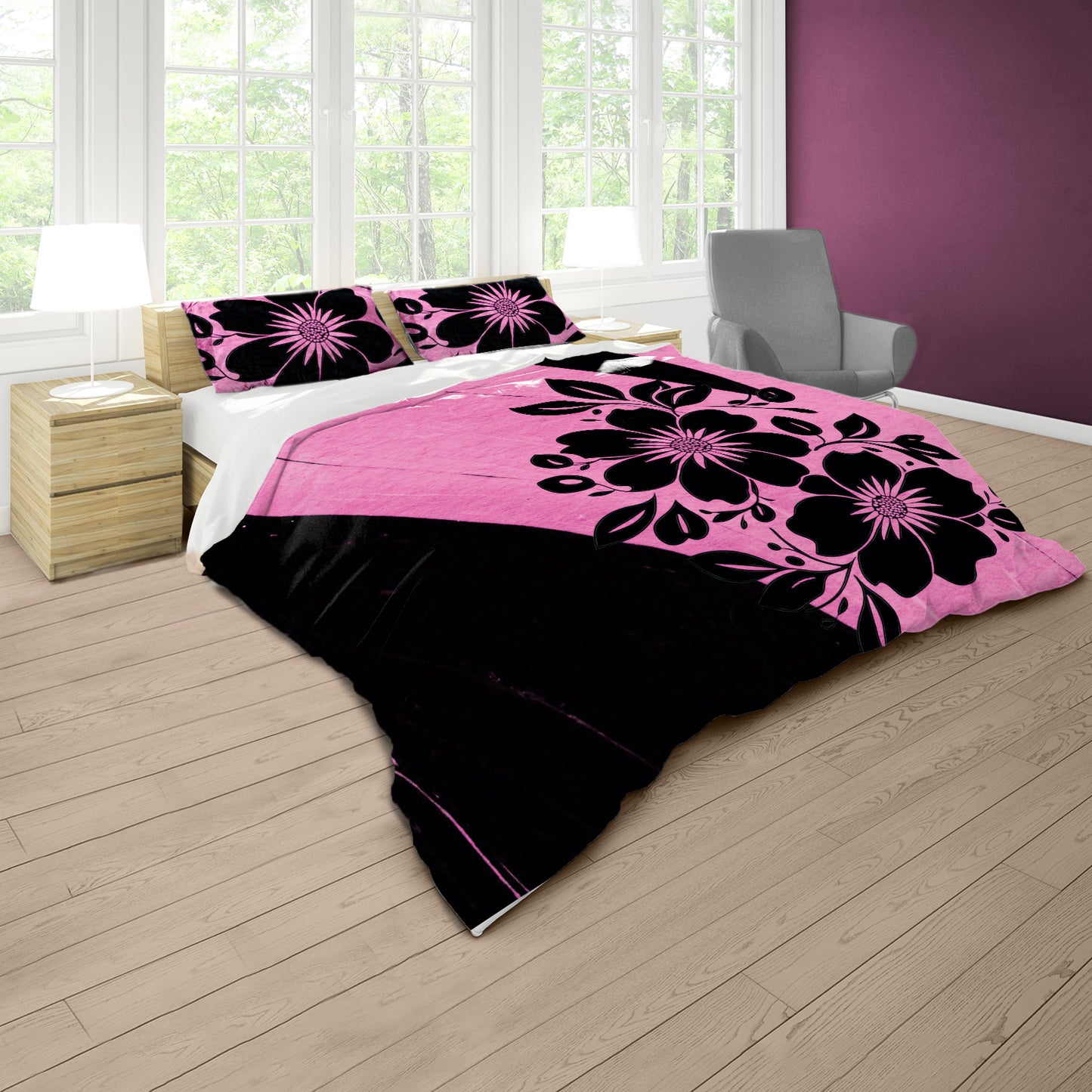 Glorious Pink Duvet Cover Set