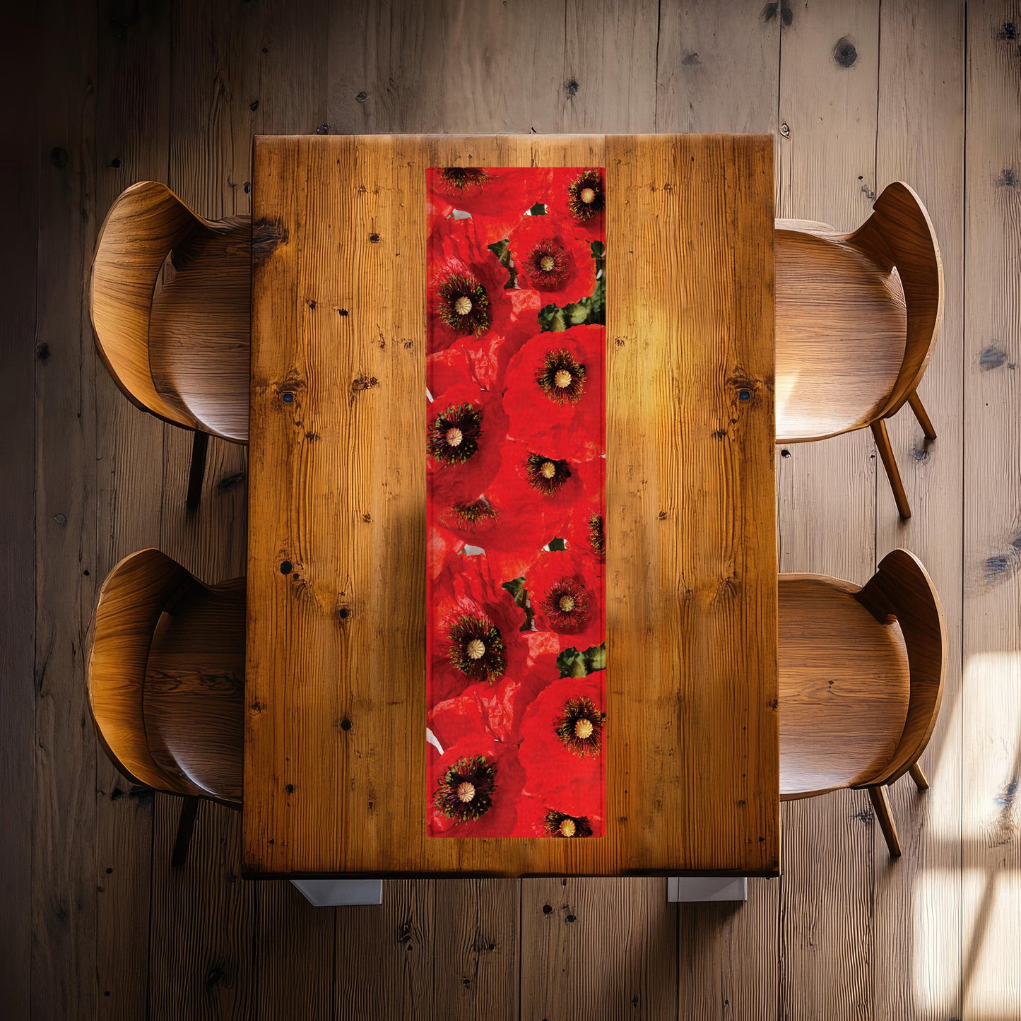 Glorious Red 160cm Table Runner