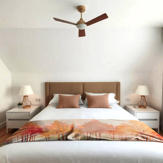 Glorious Autumn Light Bed Throw