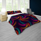 Glowing Spioral Duvet Cover Set