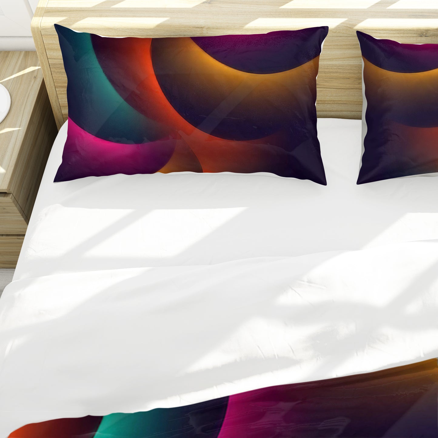 Glowing Spioral Duvet Cover Set