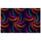 Glowing Spiral Rectangle Tablecloth