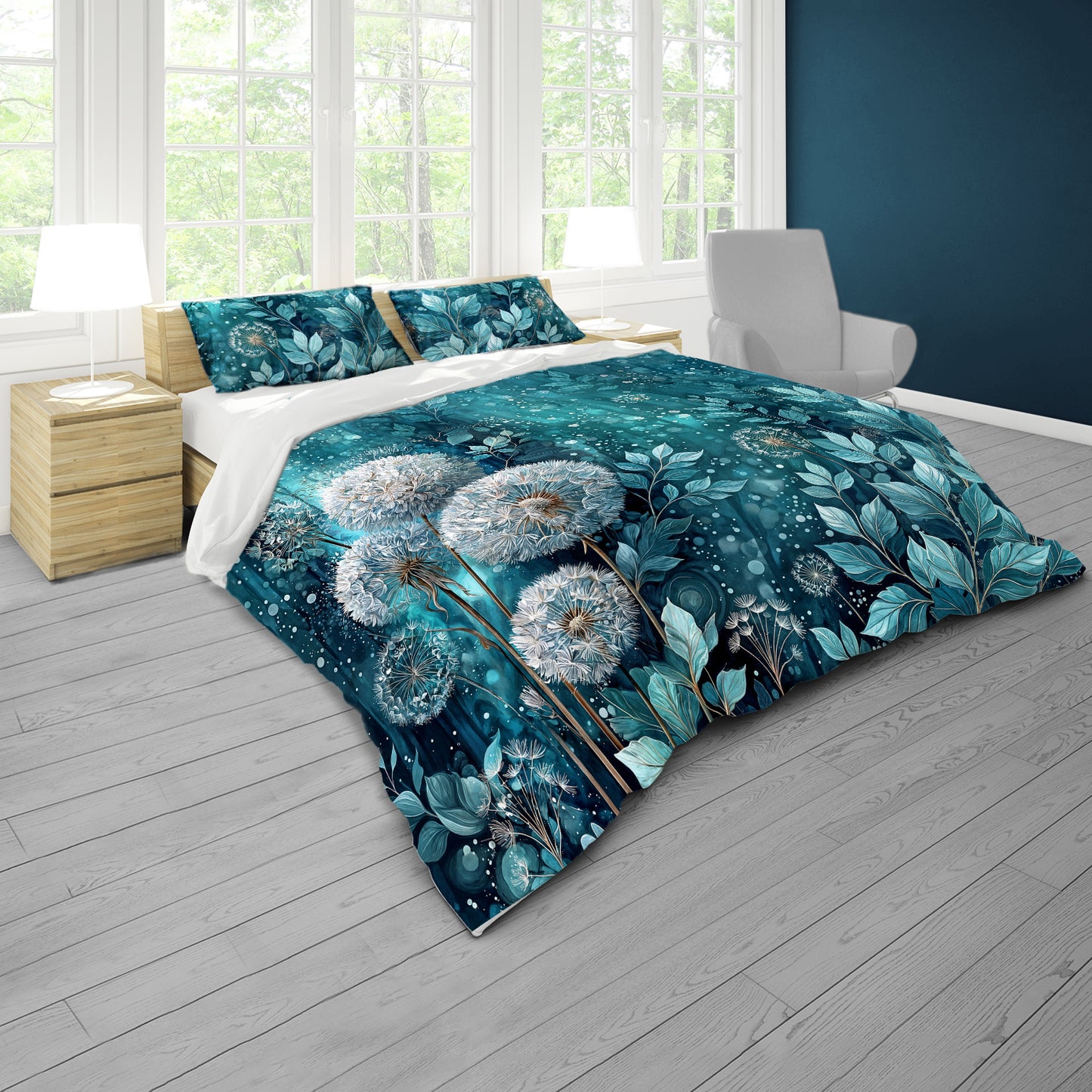 Glowing Spores Duvet Cover Set