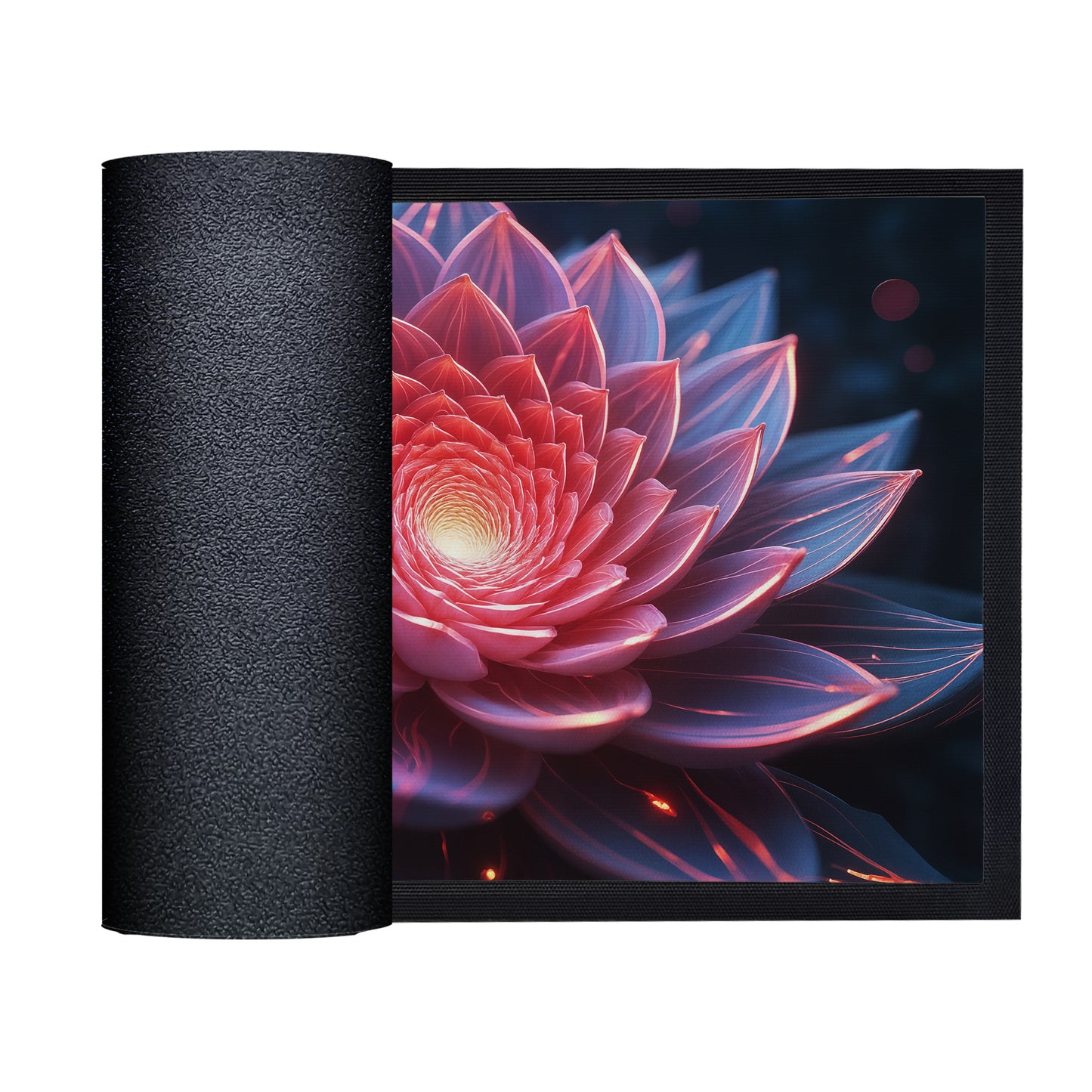 Glowing Succulent Door Mat