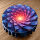 Glowing Succulent Round Tablecloth