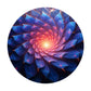 Glowing Succulent Round Tablecloth