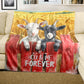 Goats in Love Light Weight Fleece Blanket