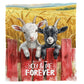 Goats in Love Light Weight Fleece Blanket