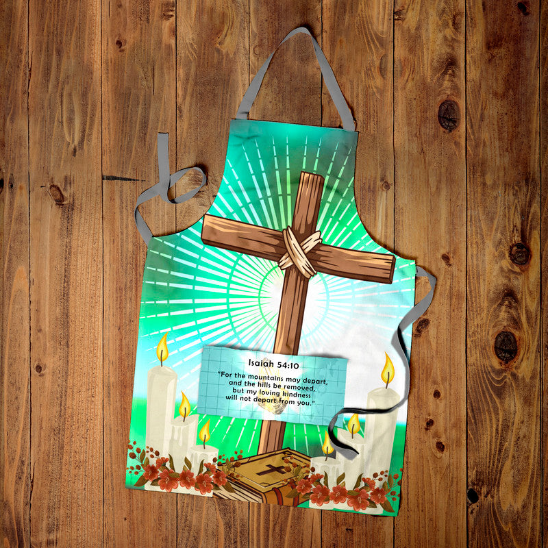 God My Mountain Medium Length Apron