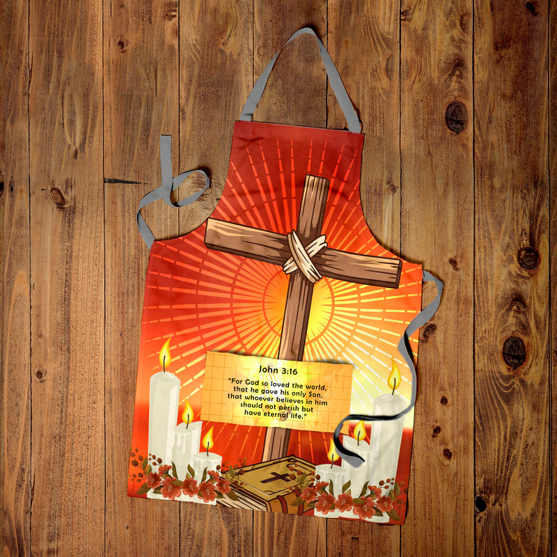 God's Love Medium Length Apron