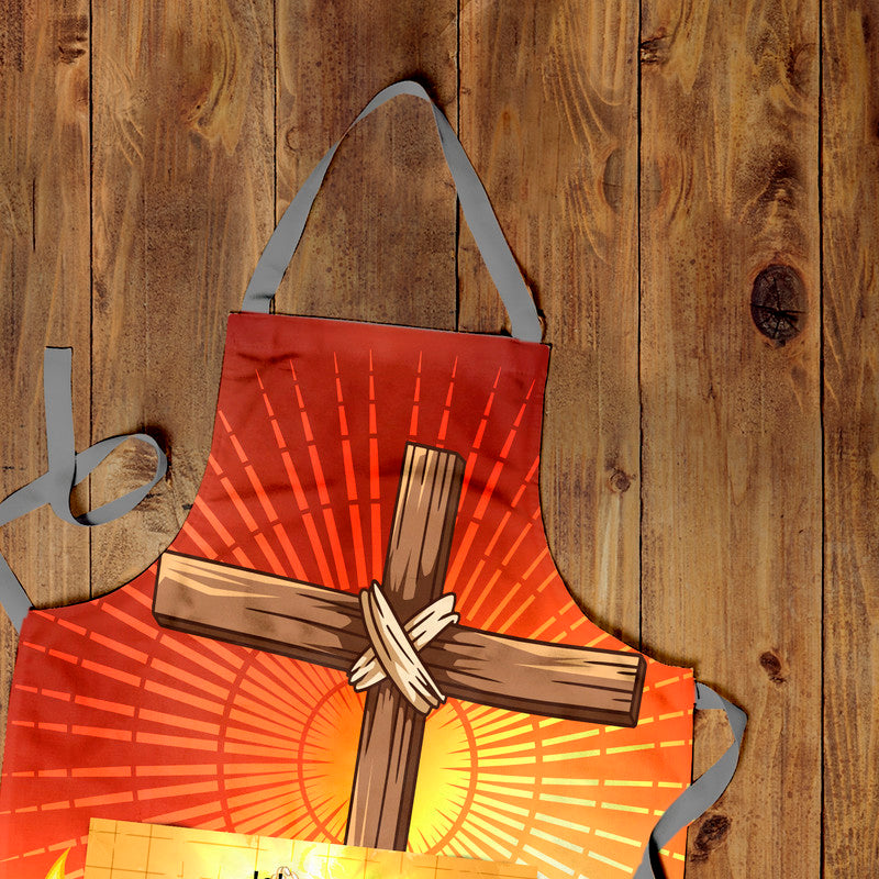 God's Love Medium Length Apron