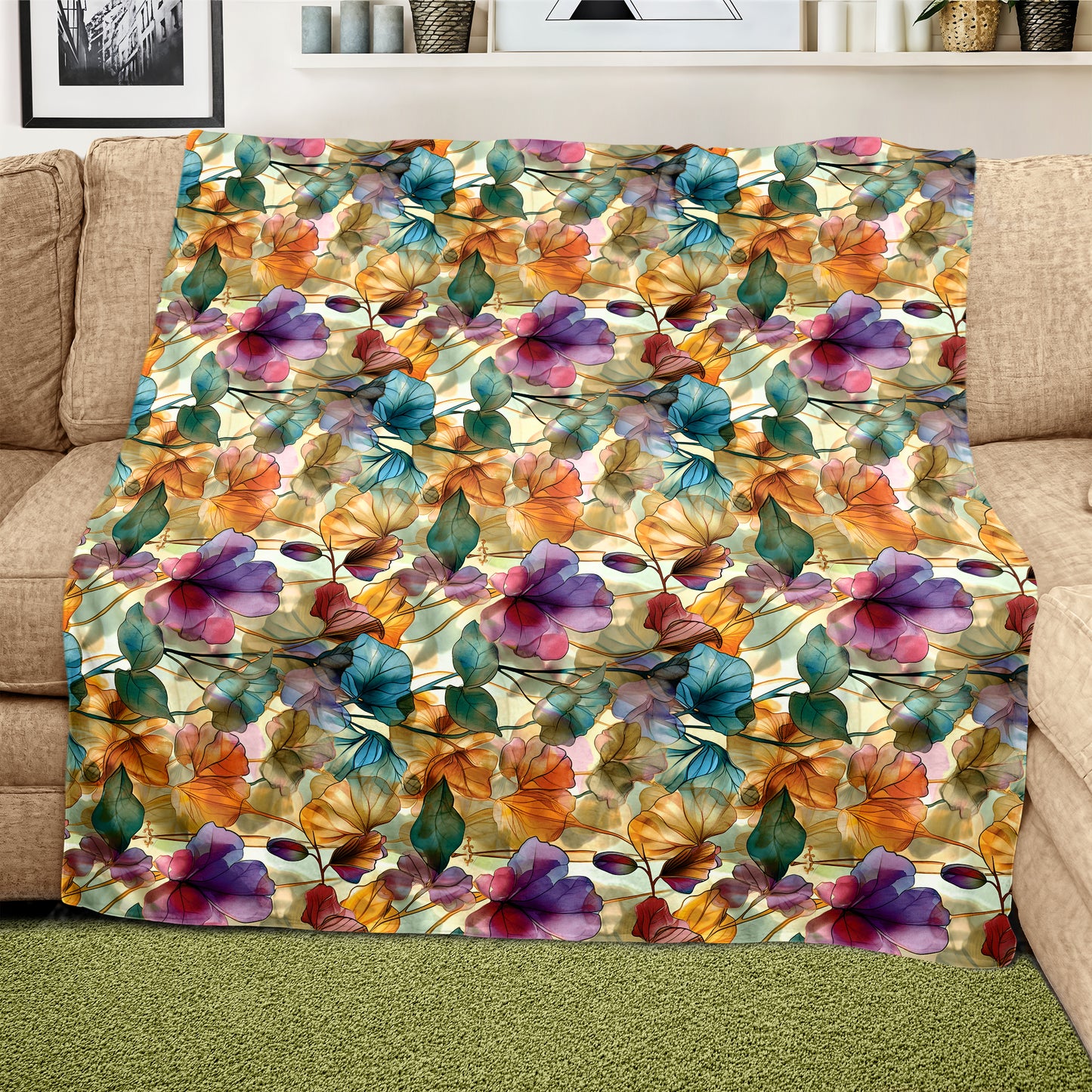 God's Colourful Creation Light Weight Fleece Blanket