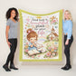 God's Plan Light Weight Fleece Blanket