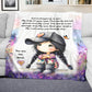 God is Whispering Light Weight Fleece Blanket