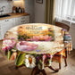 Gods Will Round Tablecloth