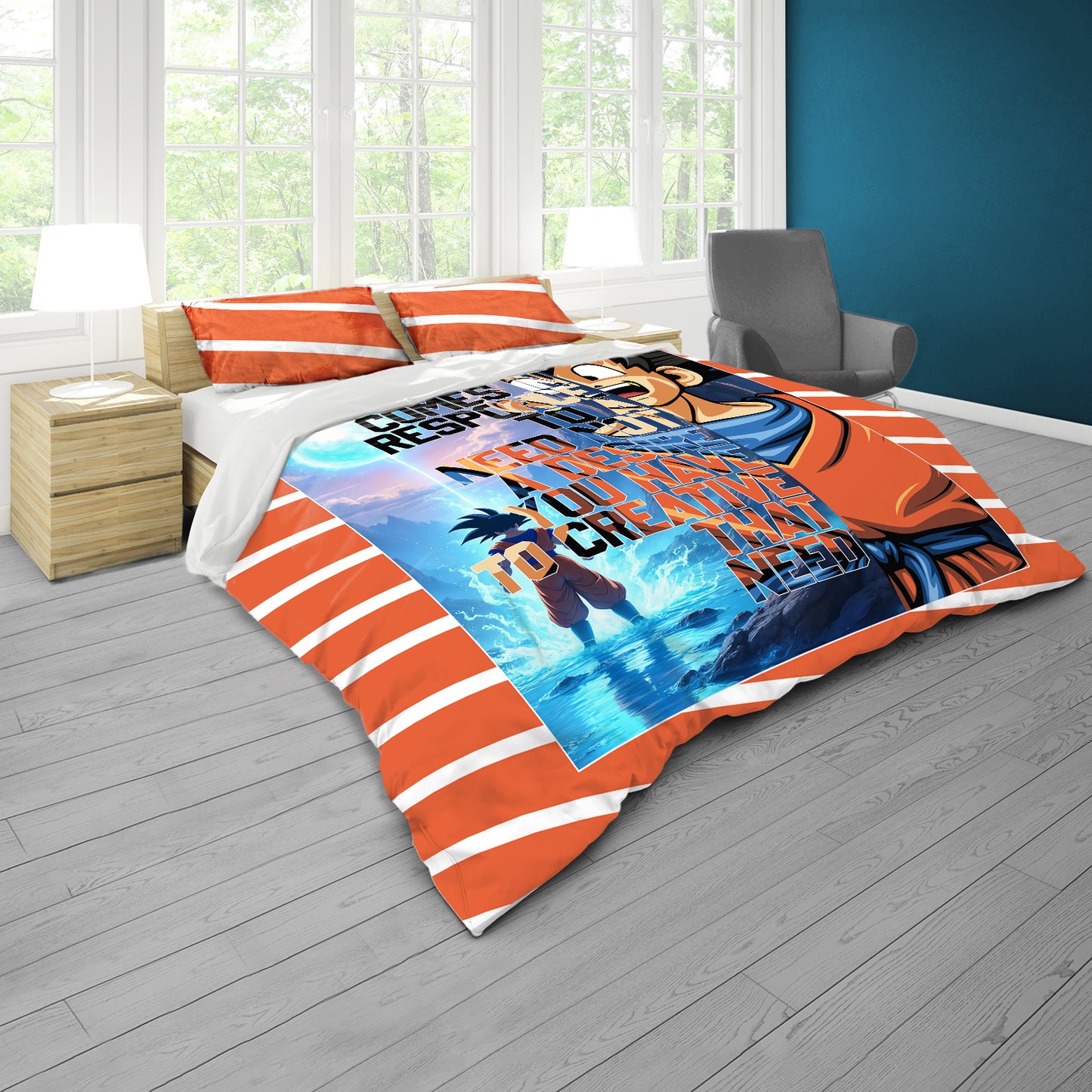 Goku's Wisdom Duvet Cover Set