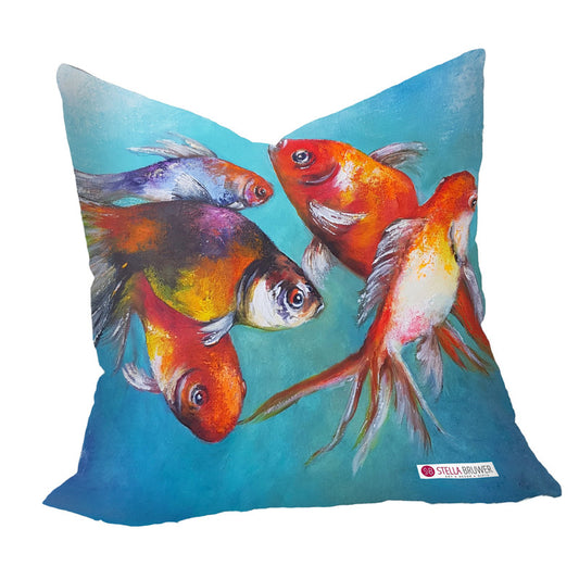 Gold Fish Luxury Scatter by Stella Bruwer