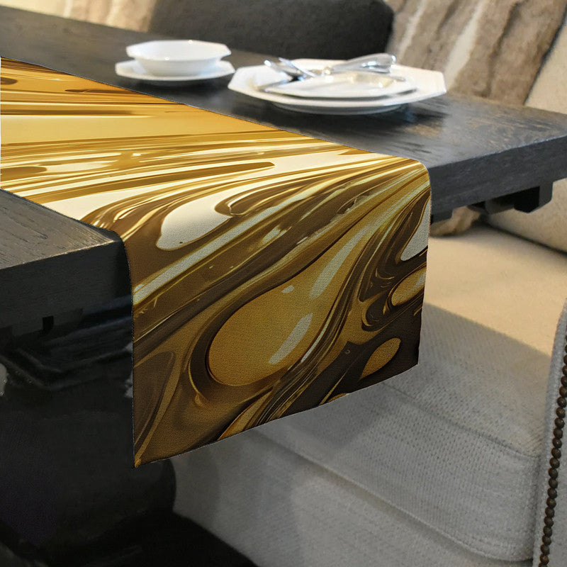 Gold Spill 160cm Table Runner