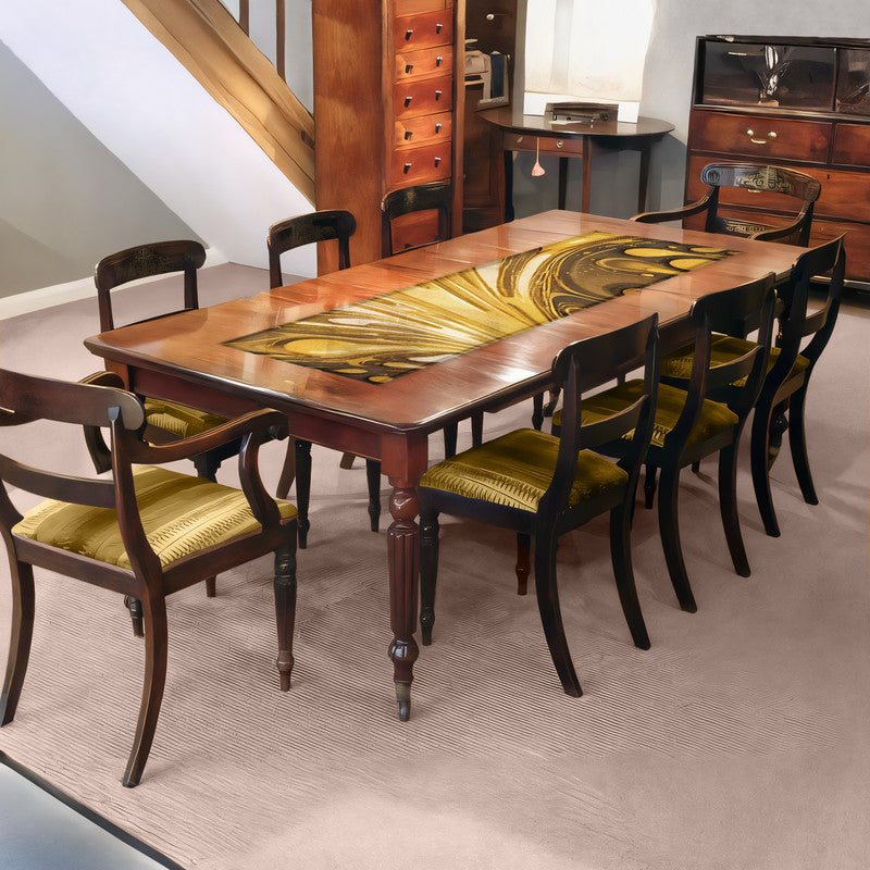 Gold Spill 160cm Table Runner