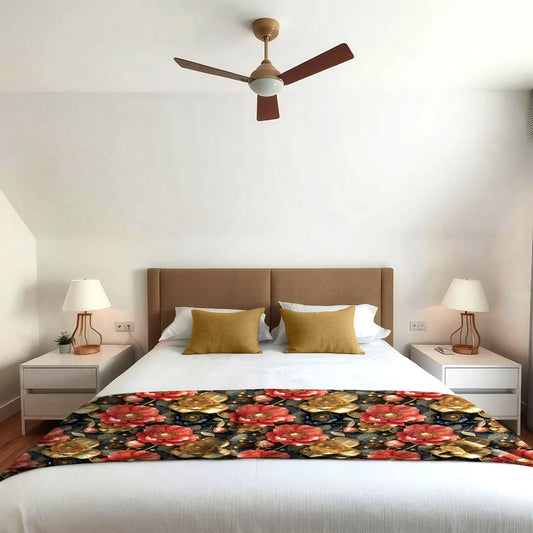 Gold Touch Light Bed Throw